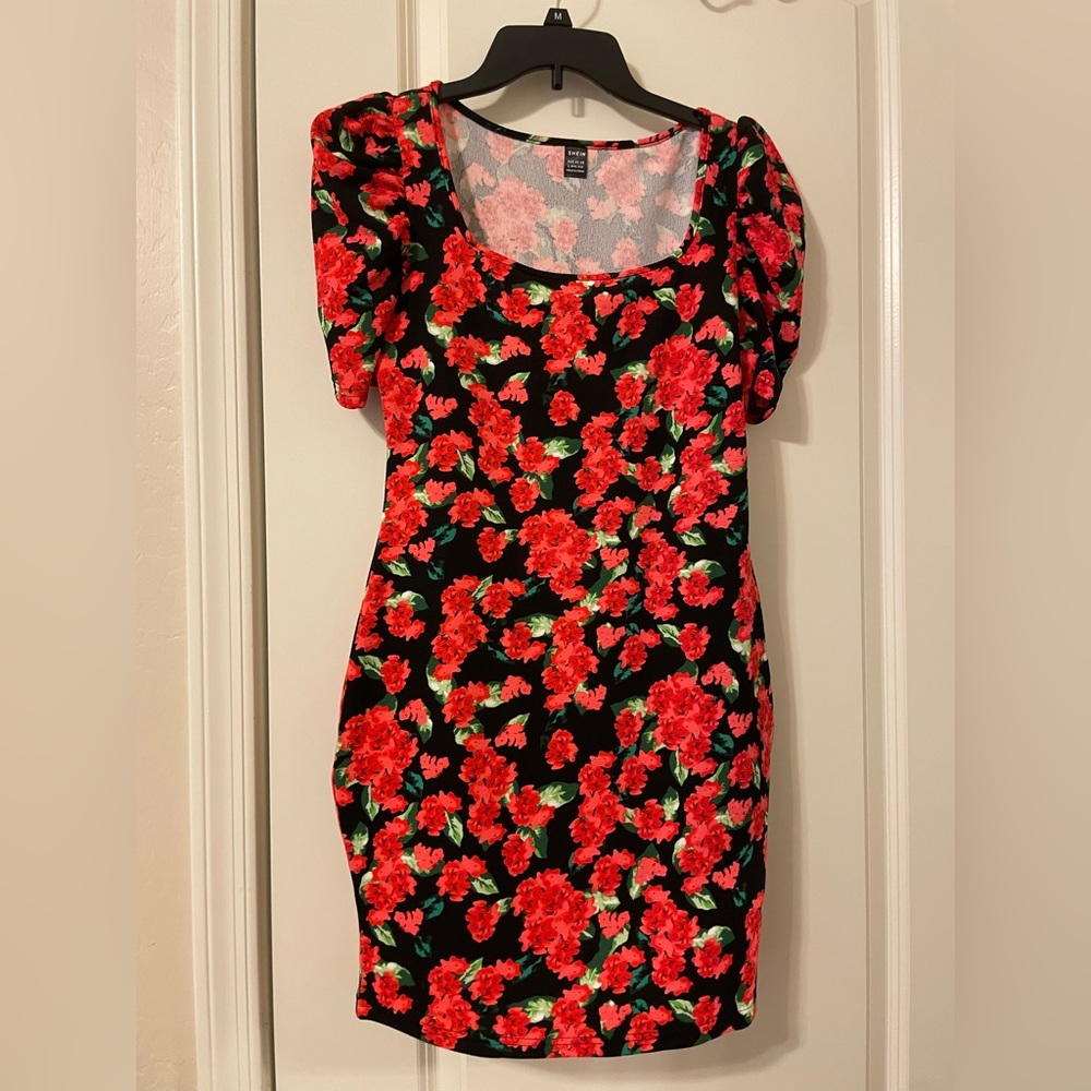 NWOT floral mini dress